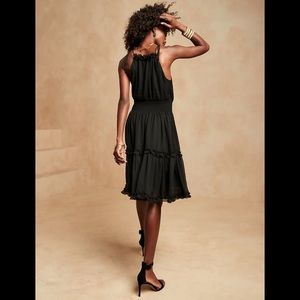 Halter Mini Dress Banana Republic